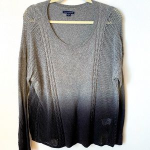 Ombré colored sweater